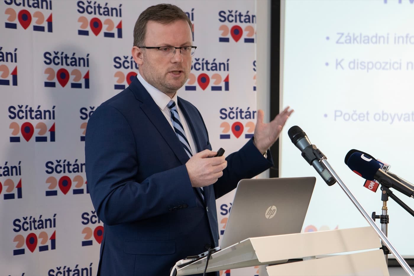 Tisková konference Českého statistického úřadu ke sčítání lidu